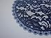 Handmade Navy Lace Doily Head Cover Kippah Yarmulke Hair Covering (with Decorative Bobby Pin) (Style 359) Elegant Doily Exclusive