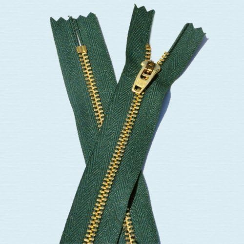 3" YKK Pants Brass Zipper #4. 5 - 890 Hemlock (1 Zipper) 3" YKK Pants Brass Zipper #4. 5 ~ 890 Heml?ock (1 Zipper) Superior quality brass zipper. Ideal for pants, jeans & low rise woman's jeans.