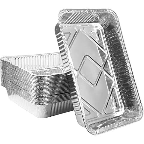 LATERN 30Pcs Disposable Aluminium Foil Trays Cover
