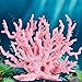 PENCK Aquarium Decorations Resin Reef Tank Decor Accessories Fake Coral Fish Tank Ornaments (Pink)