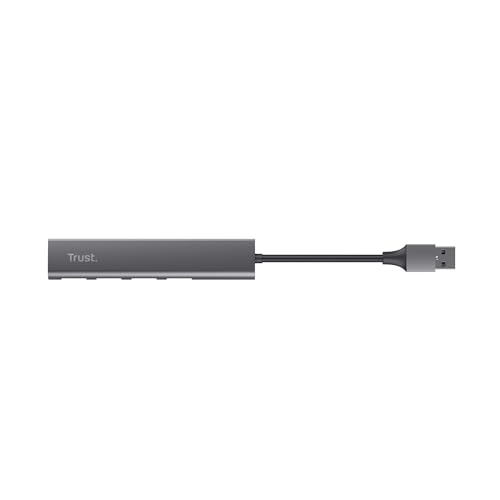 Halyx 4 Porte Hub USB 3.2 Gen 1, Velocità 5 Gbps, Multipresa USB Plug & Play, Sdoppiatore Multiporta USB-A, Adattatore Compatto per PC, Laptop, Desktop, Portatile, Macbook - Grigio - Hub USB - Immagine 8