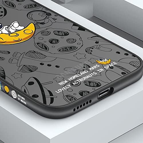 Coque Samsung S10 Plus astronaute rigide mate noire AZ96 - 5