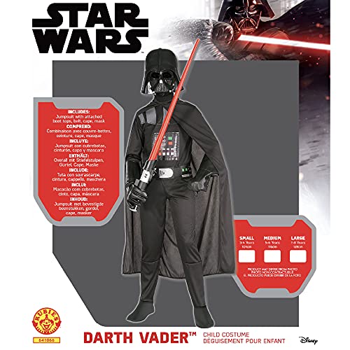 Rubie's Officiële Disney Star Wars Darth Vader Classic Kind Kostuum, Kids Fancy Dress - Image 6