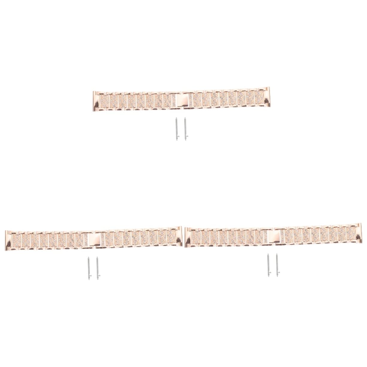 UPKOCH 5 Piezas Galaxywatch4 3D Correa De Reloj Plana Correa De Reloj Inoxidable Correa De Reloj Bandas De Reloj Inteligente 3D Correa Plana Pulseras De Metal Banda Ajustable Cinturón De