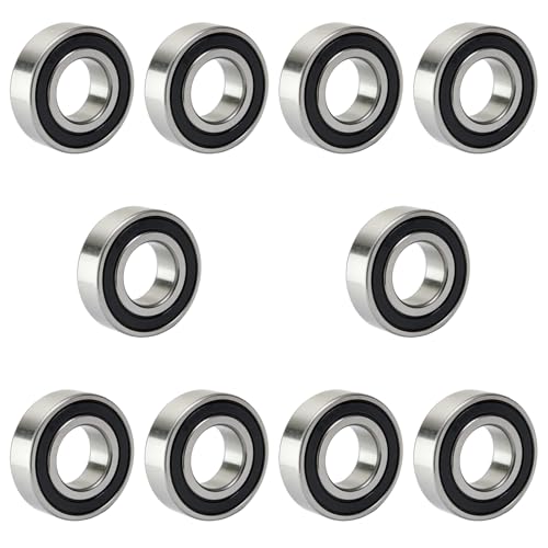 Image of 10 PCS 688-RS Double Shielded Ball Bearings 8x16x5 mm, High Speed Chrome Steel, Pre-Lubricated for Smooth RPM Performance