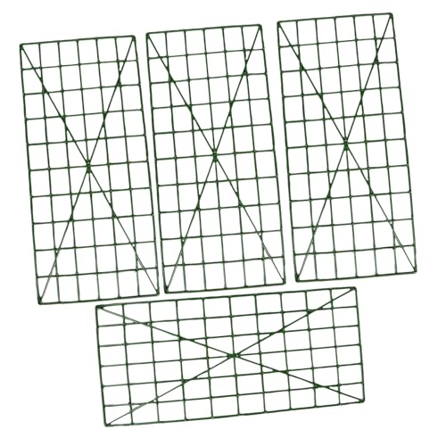 Mobestech 4pezzi Fiori Artificiali Supporto Parete Portafiori Decorazione Matrimonio Floreali Forniture Feste Composizioni Fioristiche