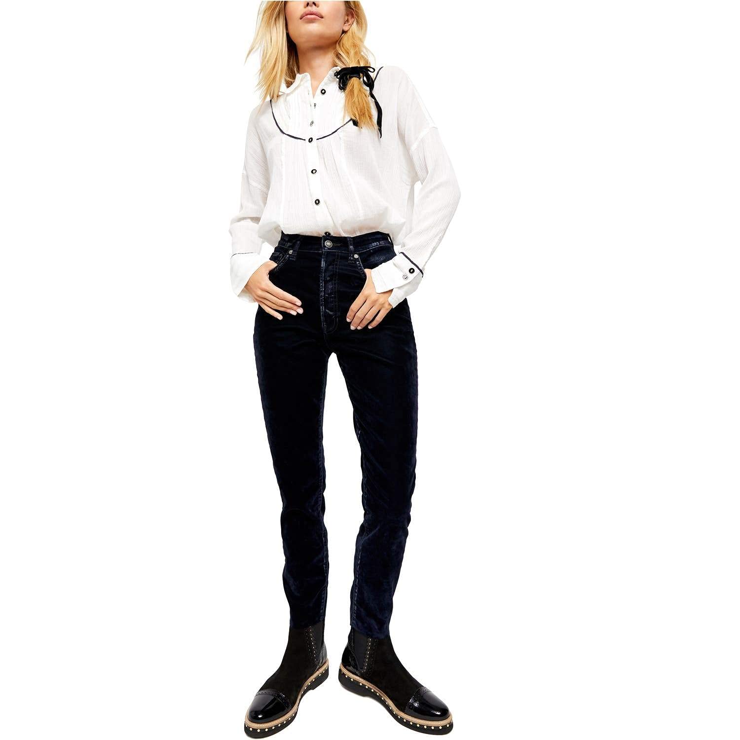 We The Free Womens Faux Suede Party Skinny Pants