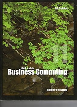 Paperback Black & White Business Computing Book