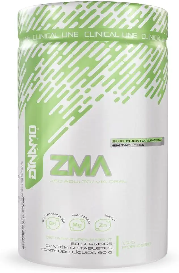 Zma 60 Tabletes Clinical Dynamo Labz (Normal, Sem sabor)