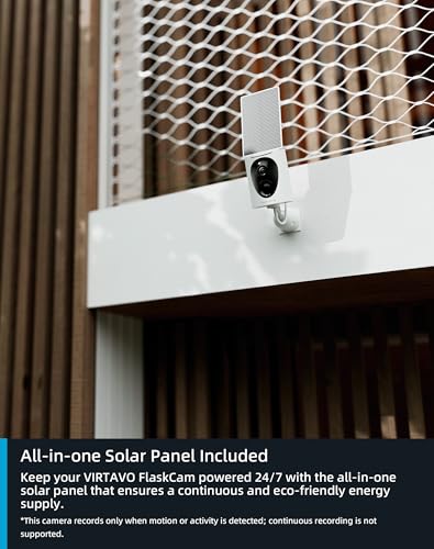 VIRTAVO SolarFlask 2K Solar Security Camera - Image 7
