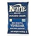 Kettle Brand Potato Chips, Salt & Vinegar Kettle Chips, Snack Bag, 2 Oz (Pack of 6)