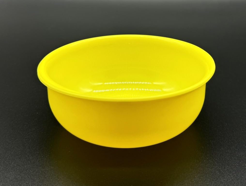 Kimmel Bowl, 200 ml, Cereal Bowl, Dessert Bowl, Plastic, Reusable, Shatterproof, Stackable, Yellow