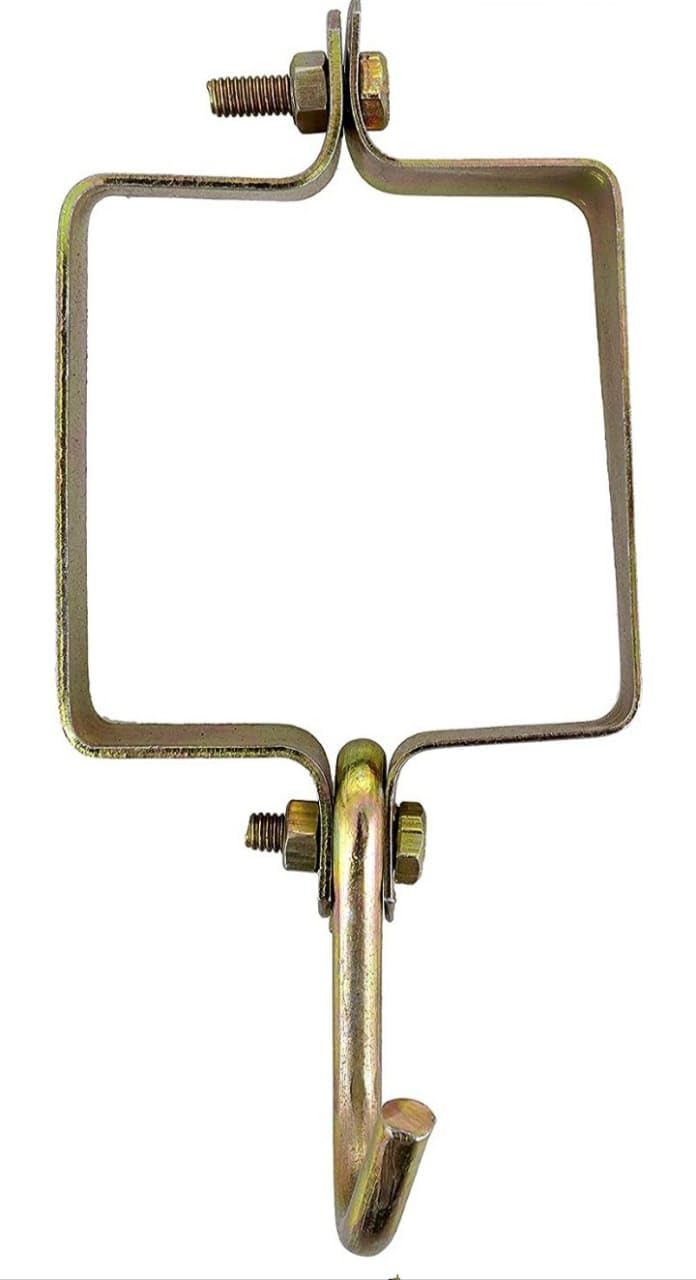 NADEEM'S WORLD Square Ceiling Fan Hook for Roof, Ceiling Square Pipe Hook,Chandelier Hook Hanger, (Heavy Duty) for Hanging Ceiling Fan pack of 1 Hooks (Size 2 x2 Inch)-image-38