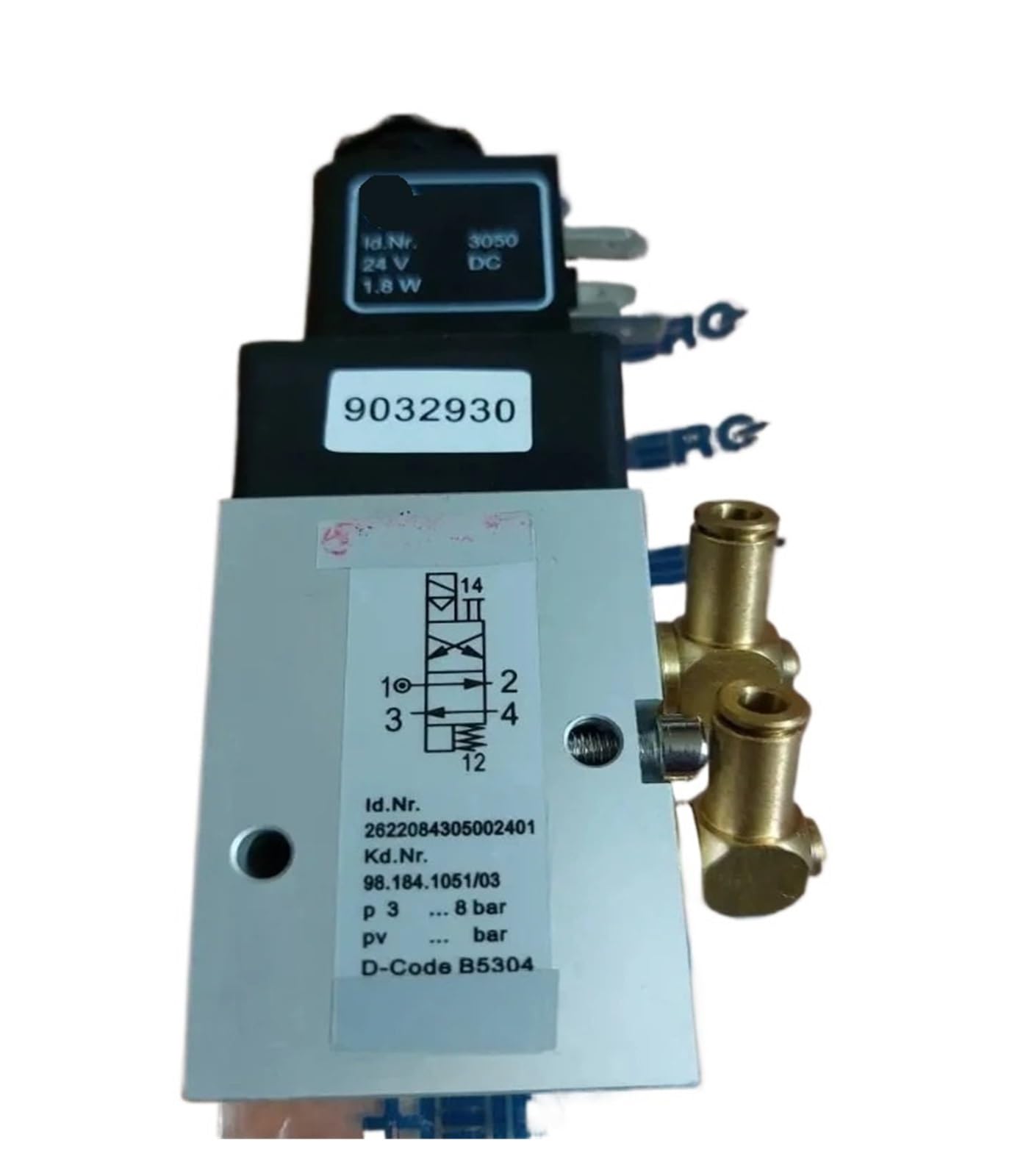 JJKKOZVQF 2 Piece/ 98.184.1051 6mm Copper Head SM102 CD102 2625484 Solenoid Valve 98.184.1051