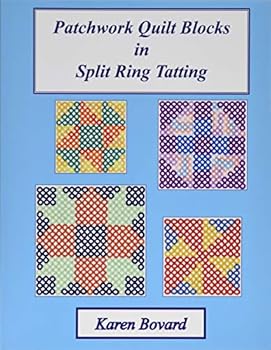 Paperback Patchwork Quilt Blocks in Split Ring Tatting Book