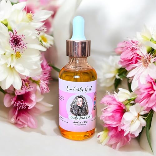 San Curly Girl Curly Hair Oil, Aceite #506, Natural Beauty, 2.5 fl oz