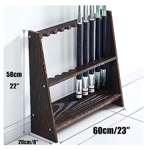 Support de queue de billard au sol structure stable pour 10 queues d'angle