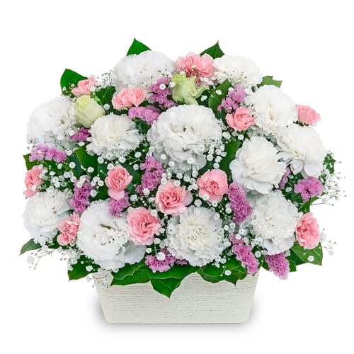 お供え・お悔やみの献花 花キューピット 仏花 供花 法要 法事 仏事 弔事 枕花 お盆 お彼岸 初盆新盆 四十九日 一周忌 お供えのアレンジメント yr00-524308