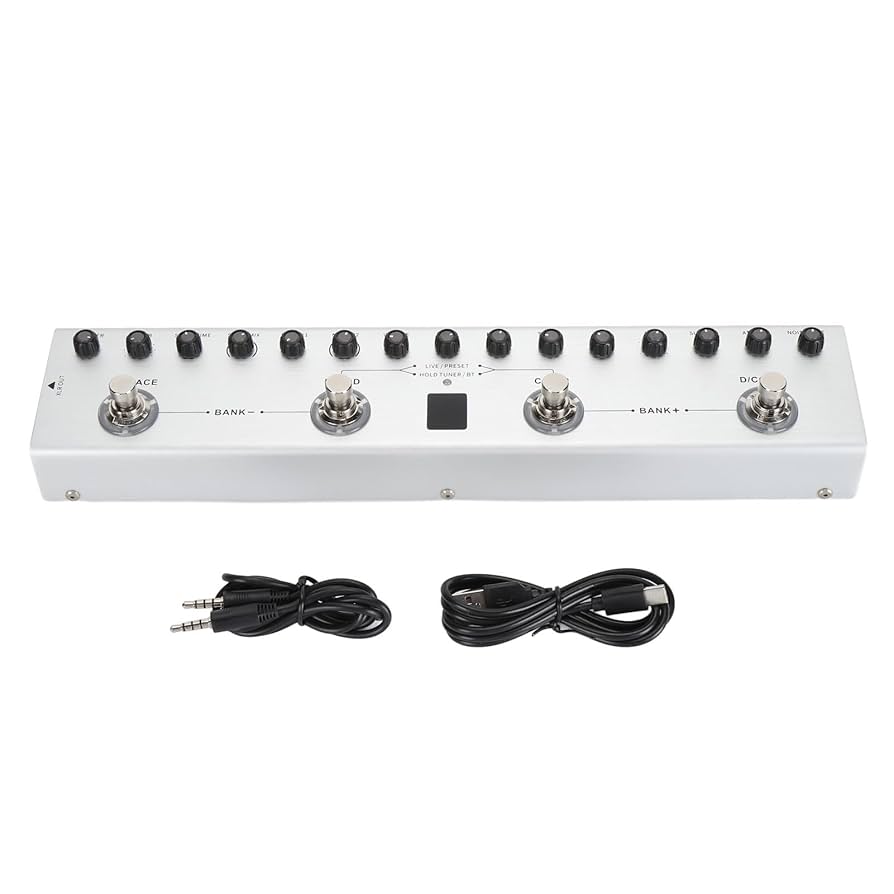 Amazon.com: Bass Guitar Pedal, Portable 36 Tones 9 AMP 8 IR