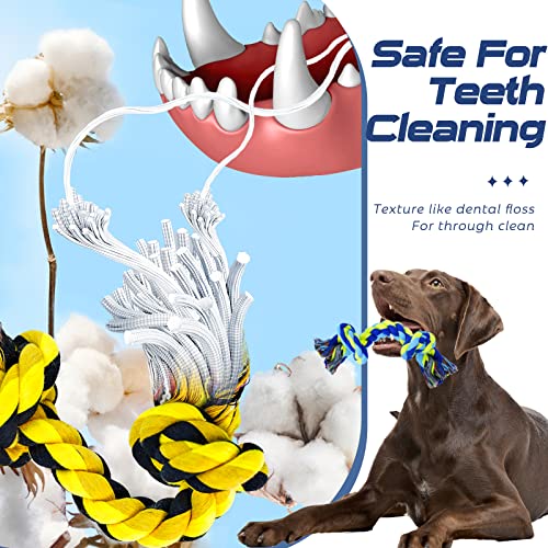 Dog Chew Toys For Aggressive Chewers, Xl Dog Toys For Large Dogs, 5 Pack Indestructible Dog Toys For Aggressive Chewers, Cotton Dog Rope Toys, Tough Dog Bones For Aggressive Chewers Large Breed #TOP4