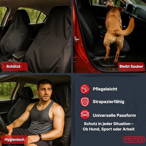 PROTEX® Autositzschoner [Testsieger 2026] Werkstattschoner - Rutsch- und wasserfestes… – Ansicht 3