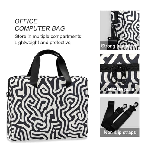Bolsa portátil para laptop con correa y asa 15.6 pulg miniatura 5