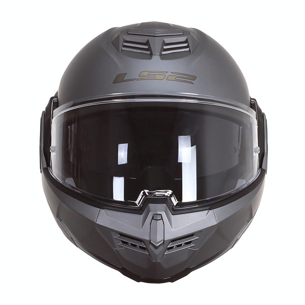 LS2, Casco Moto Modulare ADVANT SOLID Matt Titanium, L