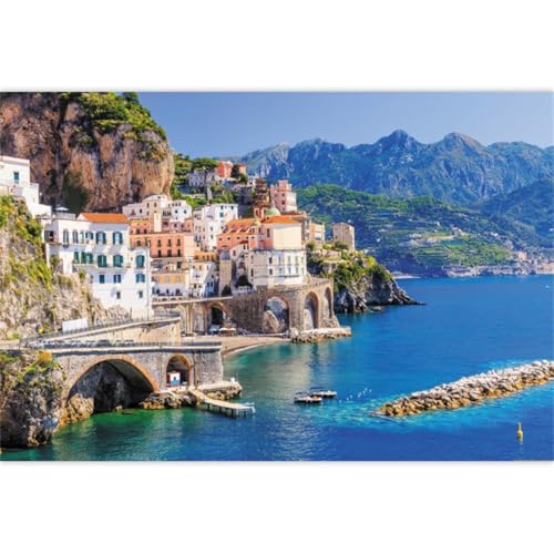 Fondo fotográfico Italia Amalfi Coast 7x5ft miniatura 1
