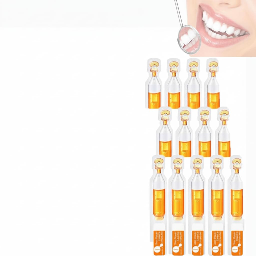 NALACALGum Repair Treatment Ampoules, 3 Pcs Gum Regrowth Drops, Advanced Ampoule Tooth Serum for Tartar Removal, Teeth Whitening, and Gum Protection, Instant Gel Formula for Enhanced Oral Healt