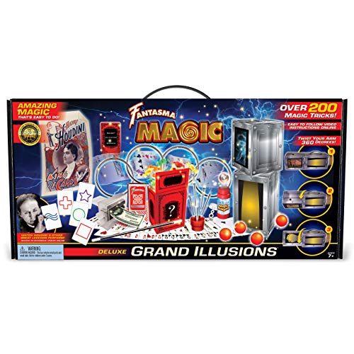 Fantasma Deluxe Grand Illusions Magic Set With 200+ Tricks To Learn (78Eud) – Great Value Magic Kit For Boys & Girls 7 Years And Older. #TOP2