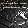 Jenofa-Car Floor Mats for Honda Civic 2012-2015 & Civic Si Only Sedan 2012-2015(Include Hybrid) (Not Coupe) All Weather Floor Mats Full Set Floor Liners Car Mat for Honda Civic Accessories