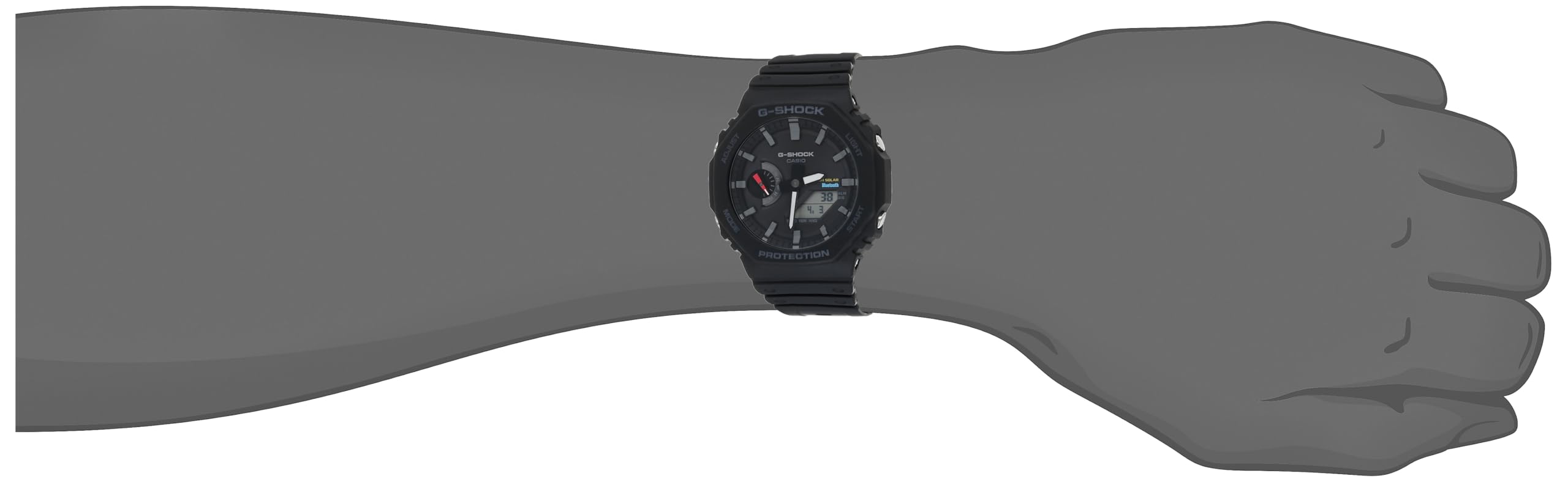 Casio GA-B2100-1ADR Kol Saati, Siyah, Standart