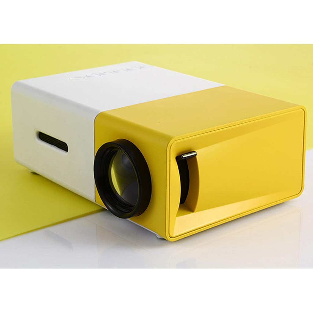 Mini proiettore YADECL, videoproiettore LCD LED a colori portatile per bambini presenti, film TV, giochi di società