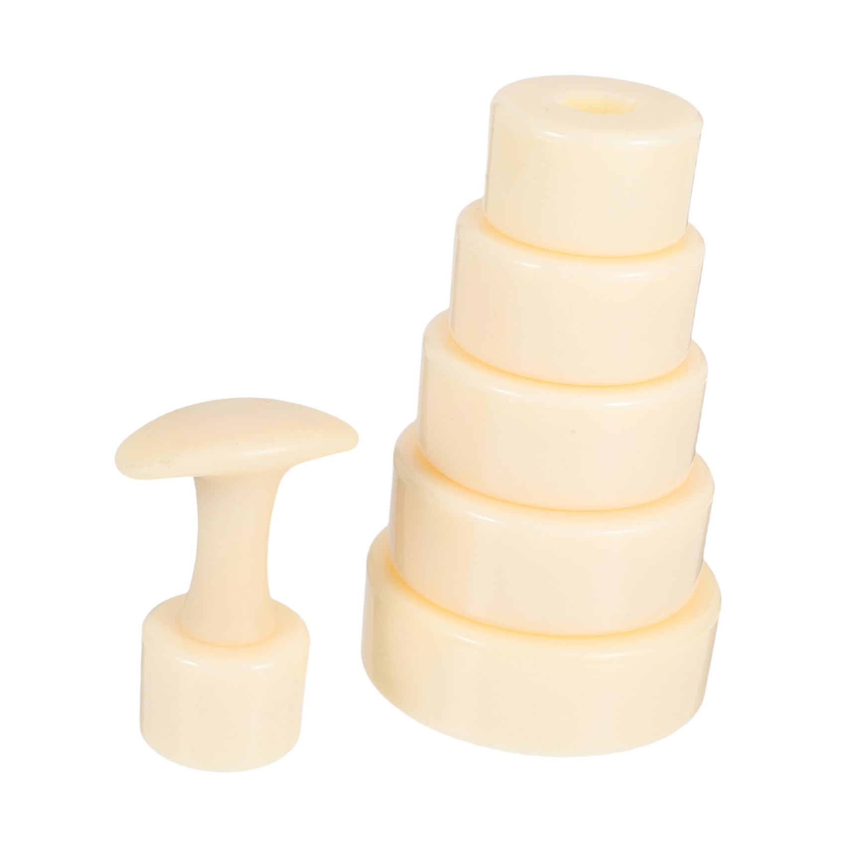 Molde para Tartaletas Desmontable Redondo 4-9 Cm de Acero Inoxidable Prensador de Masa Francés, Herramienta para Hornear Tartas y Postres, Utensilio para Repostería Profesional