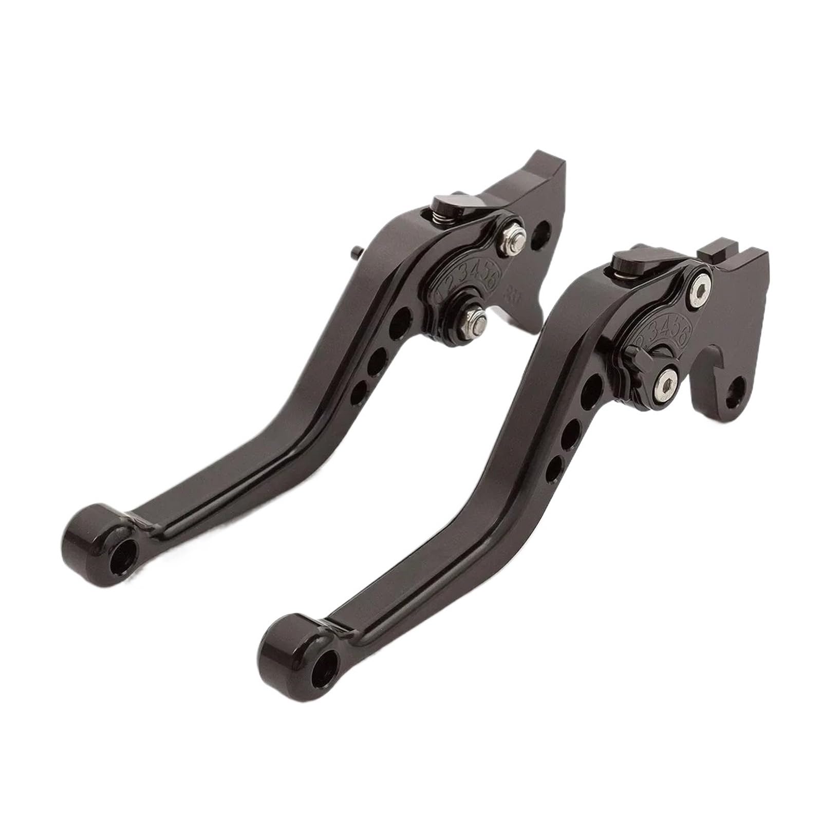 HONGSHIZI Handlebar Brake Clutch Lever Alloy CNC Universal 22mm Diameter Motorcycle Clutch Brake Handle Drum Lever Brake Lever(1)