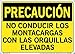 Vestil SI-C-58-C-LB-011-S Sign-Caution58 14.5X10.5 Label/Decal.011, DO NOT Drive Forklift with Forks Raised, NO CONDUCIR Los MONTACARGAS CON LAS ORQUILLAS ELEVADAS