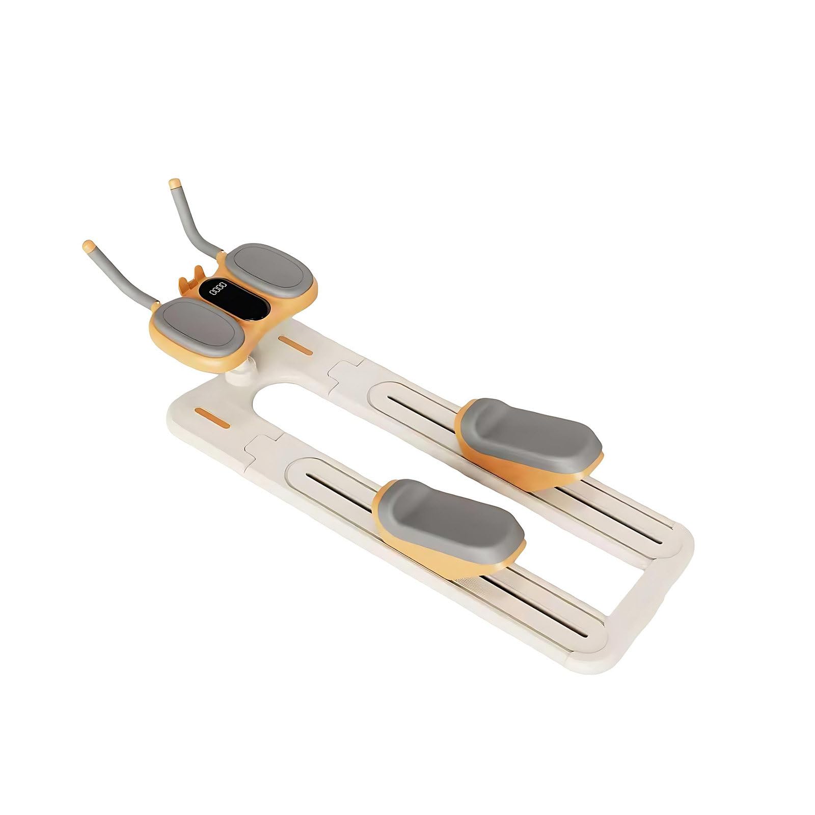 ZMJGLL Spine Twist and Stretch Trainer Ab Machine Back Stretcher Core Workout Lower Back Training Full Body Stretch Crawling Exercise Fitness Twist Training Machine (Beige)