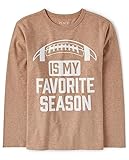 The Children's Place Unisex-Baby Long Sleeve Fall Thanksgiving Graphic T-shirt Football Season Medium