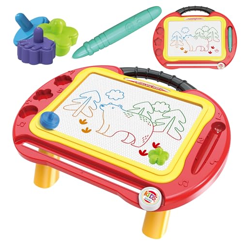 OLEOCA magnetic drawing board with color zones