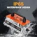 Enjoybot 6 Pack 12V 100Ah LiFePO4 Lithium Battery with 87.6V 10A Charger, 100A BMS Deep Cycle Battery with Low Temp Cut Off, Up to 6 in Series, Peak Current 350A for 72V Golf Cart, LSVs, UTVs, ATVs