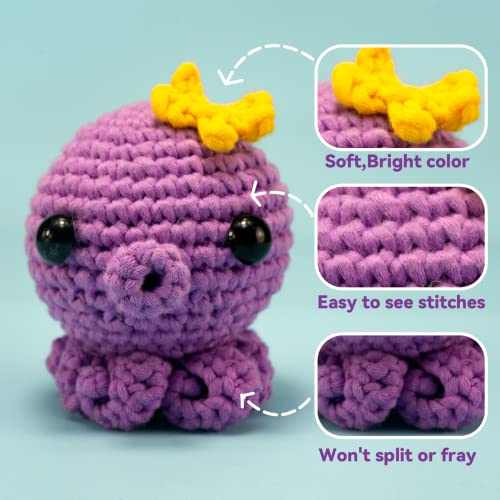 3X50G Black Yarn For Crocheting And Knitting;3X80M (87.5Yds) Cotton Yarn For Beginners With Easy-To-See Stitches;Worsted-Weight Medium #4;Cotton-Nylon Blend Yarn For Beginners Crochet Kit Making #TOP4