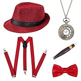 Wunderbares Geschenk: Dies ist ein großartiges Accessoire für Männer aus den 1920er Jahren für Festivals oder andere besondere Anlässe. Auch kann es ein gutes Geschenk für Ihren Ehemann, Vater, Freund oder Kind sein.