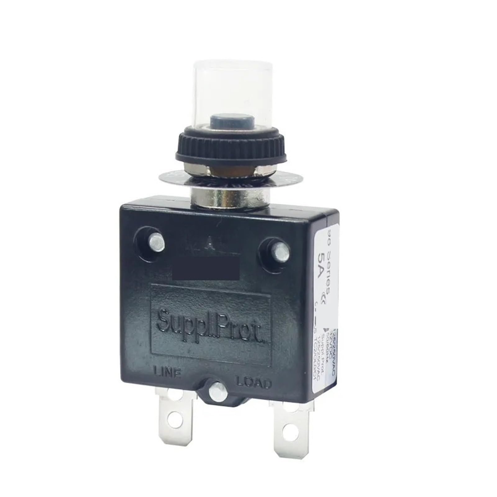 AUOQKQUT 1pc Circuit Breaker 98 Series 20A Manual Reset Thermal Overload Protector Switch