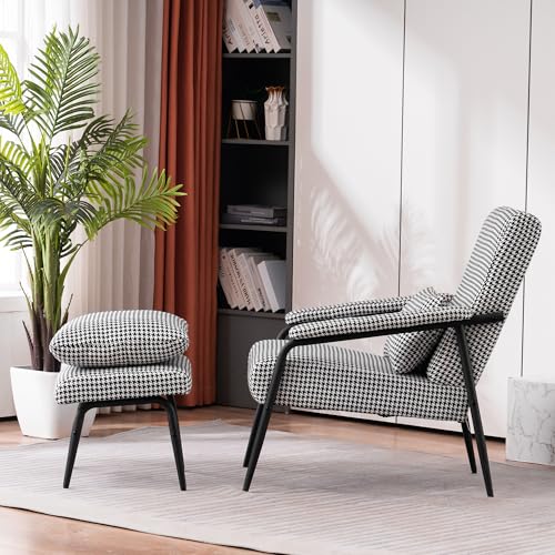 Sillón Lounge Tela Suave Beige miniatura 4