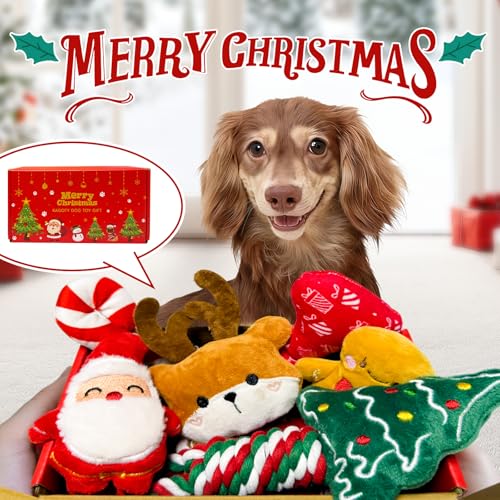 Juguetes Navideños para Perros Pequeños, Set 7 Piezas miniatura 2