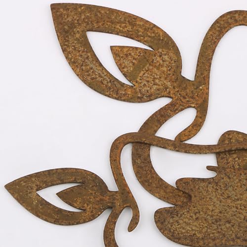 BOFUNX 4pcs Decorazione da Giardino in Metallo