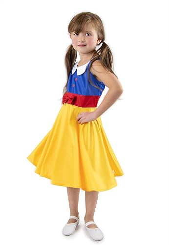 Little Adventures Vestido de princesa blanco nieve