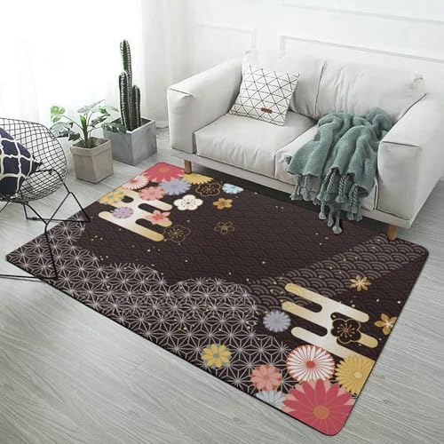 �J�[�y�b�g �a�� �� �u���b�N�ƃS�[���h�̔w�i 150×100cm���O ����~�ߕt �h�L �R�� �q�� ���N��� �y�b�g �􂦂� ���� �Q�� ��[ ���g�[ �ӂ�ӂ픧�G�� �I�[���V�[�Y�� �������