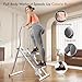 Stair Stepper Resistance Adjustable Folding Vertical Climber Machine for Home Gym Full-Body Workout