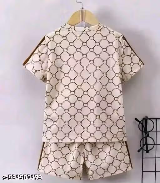 Image of Summer and all seasons dresses for Kids and baby cottonblend|||3,G,Brwn Baba suit boys